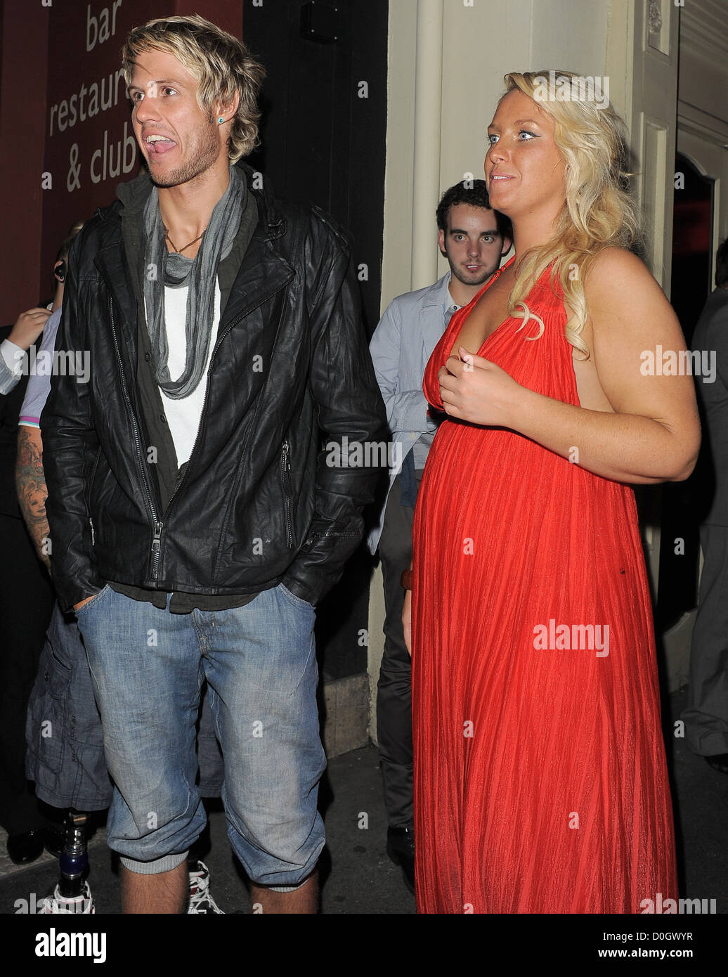 Josie Gibson and John James at the Big Brother 11 wrap party, held at