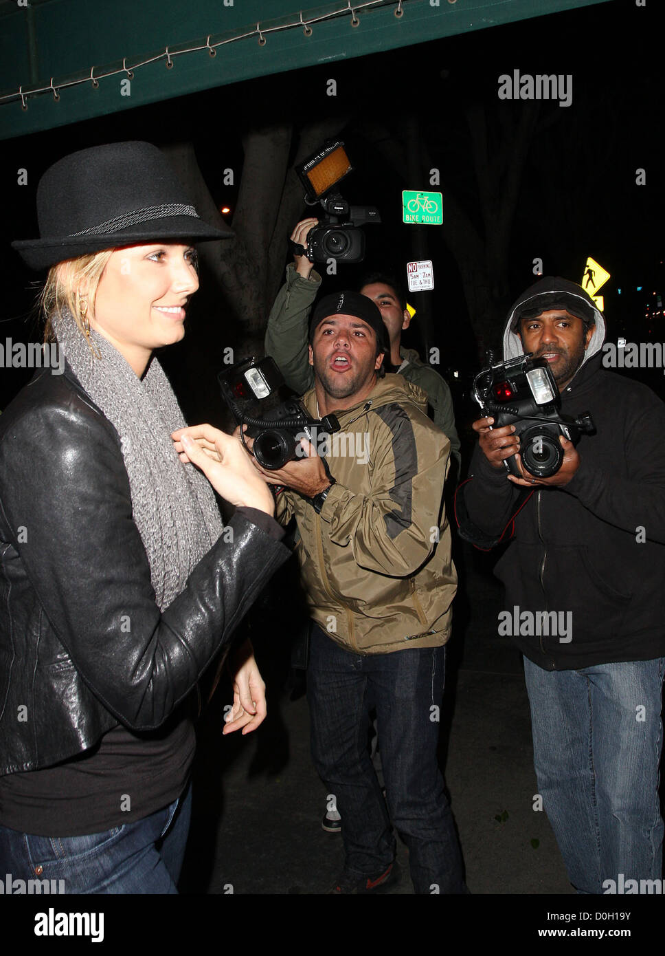 Stacy Keibler at Madeo restaurant Los Angeles, California - 08.11.10 Stock Photo