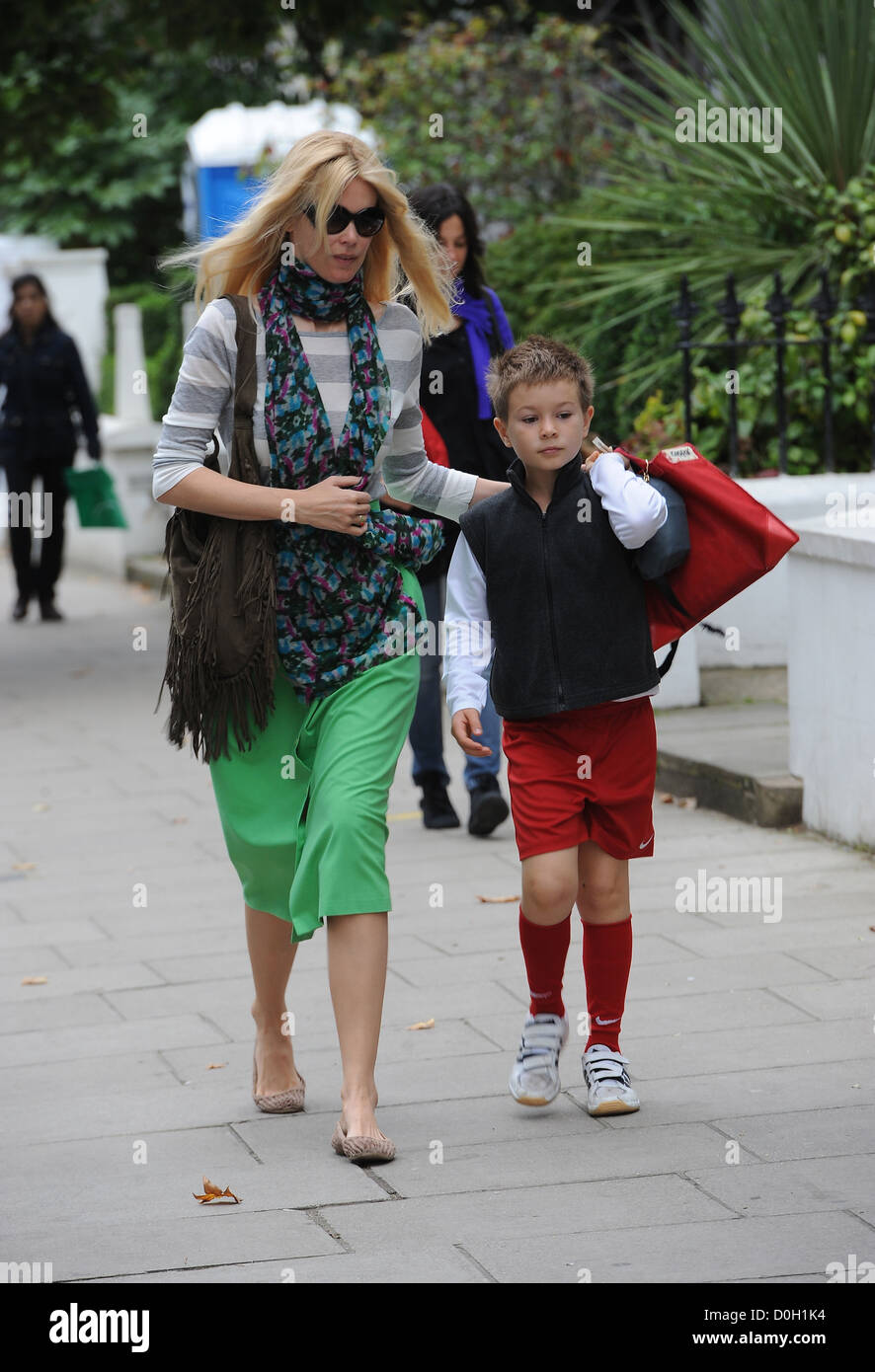 Claudia schiffer and son caspar hi-res stock photography and images - Alamy