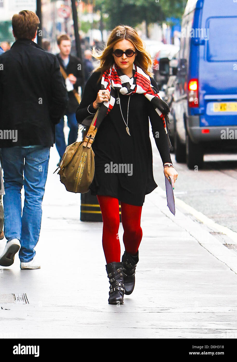 Fearne Cotton Arriving At The Bbc Radio 1 Studios Sporting A New