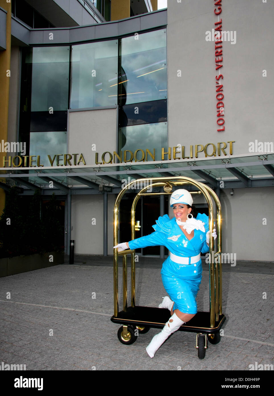 Pam Ann aka Caroline Reid unveils Hotel Verta situated at London's