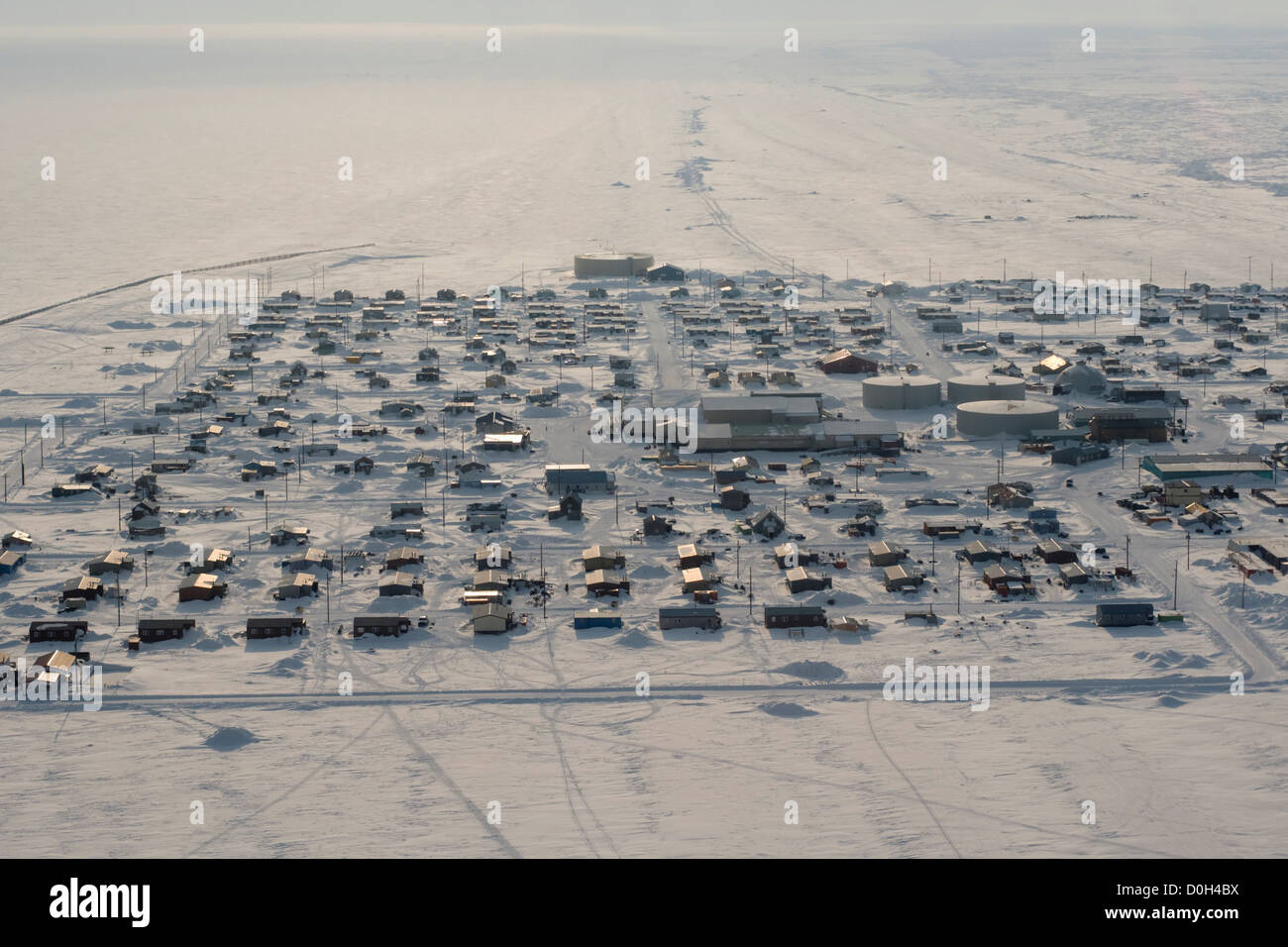 Arctic City of Point Hope, Alaska Stock Photo 52007758 Alamy