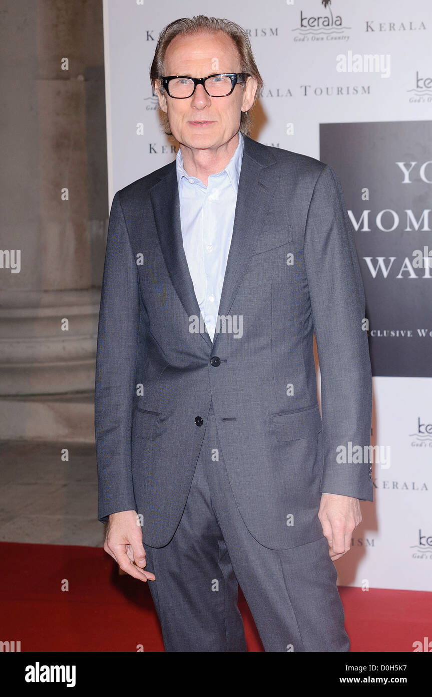 Bill Nighy, Launch Party of 'Your Moment Is Waiting' held at the Saatchi Gallery. London, England - 21.09.10 Stock Photo