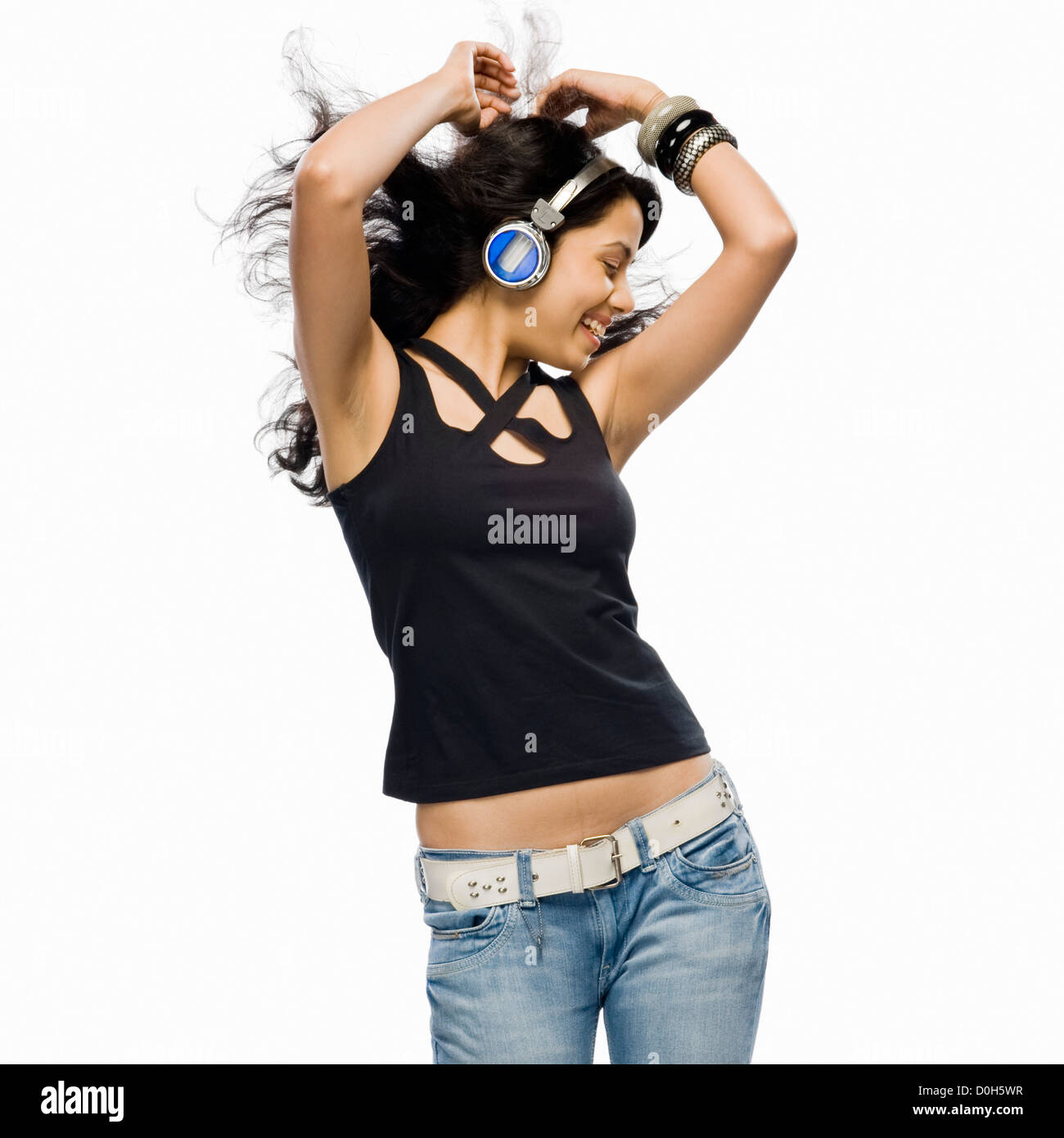Gorgeous black young woman dancing hi-res stock photography and images ...