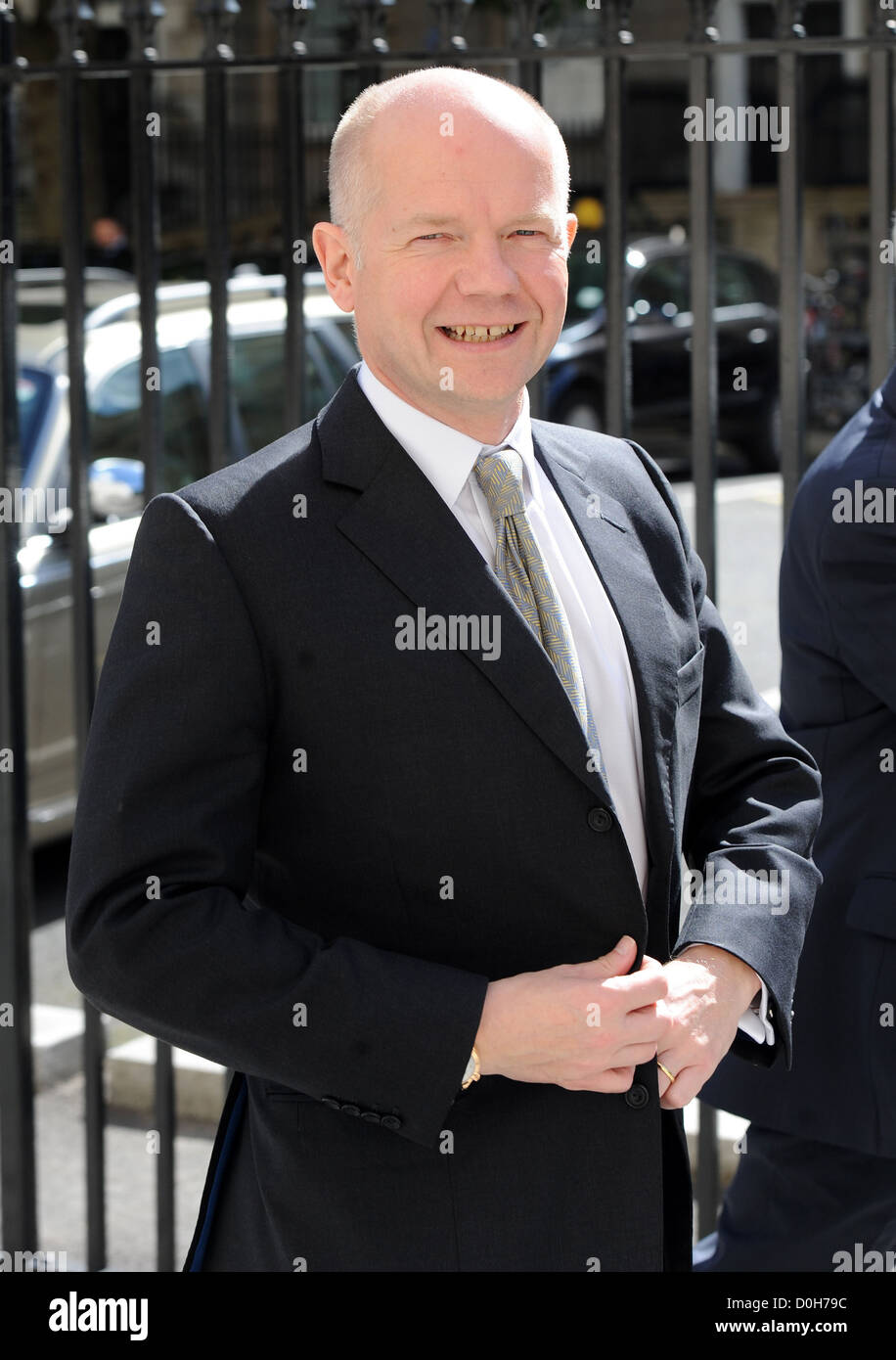 Foreign Secretary William Hague leaves the Ministry of Defence. London, England5.09.10 Stock Photo