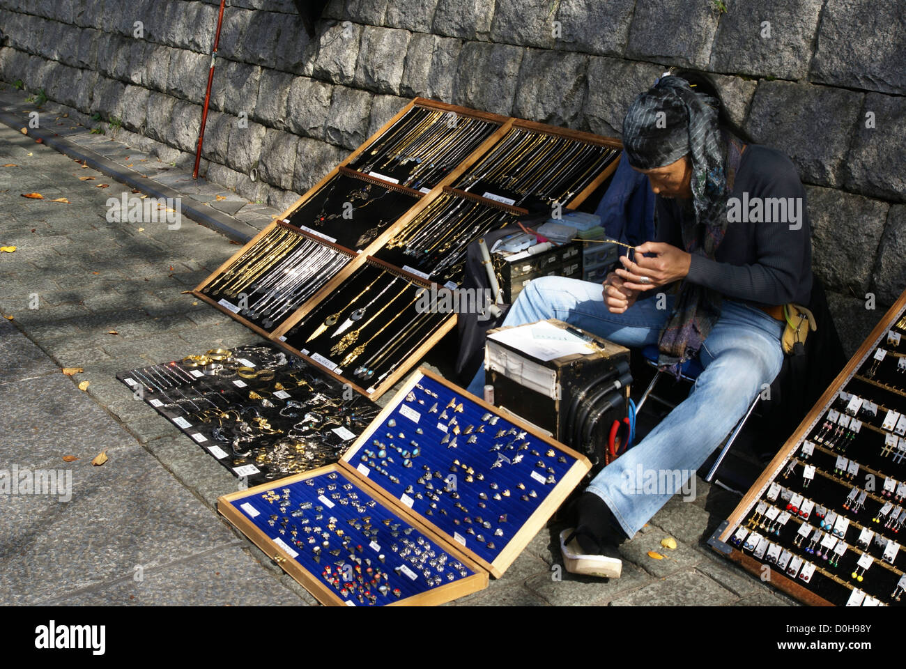 Kyoto, Japan, Street vendor Stock Photo