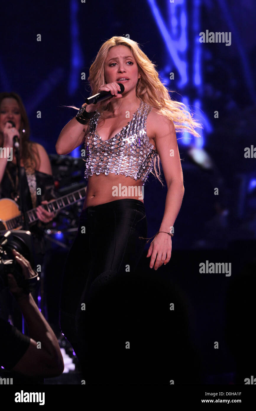 Shakira live in concert at Madison Square Gardens New York City, USA