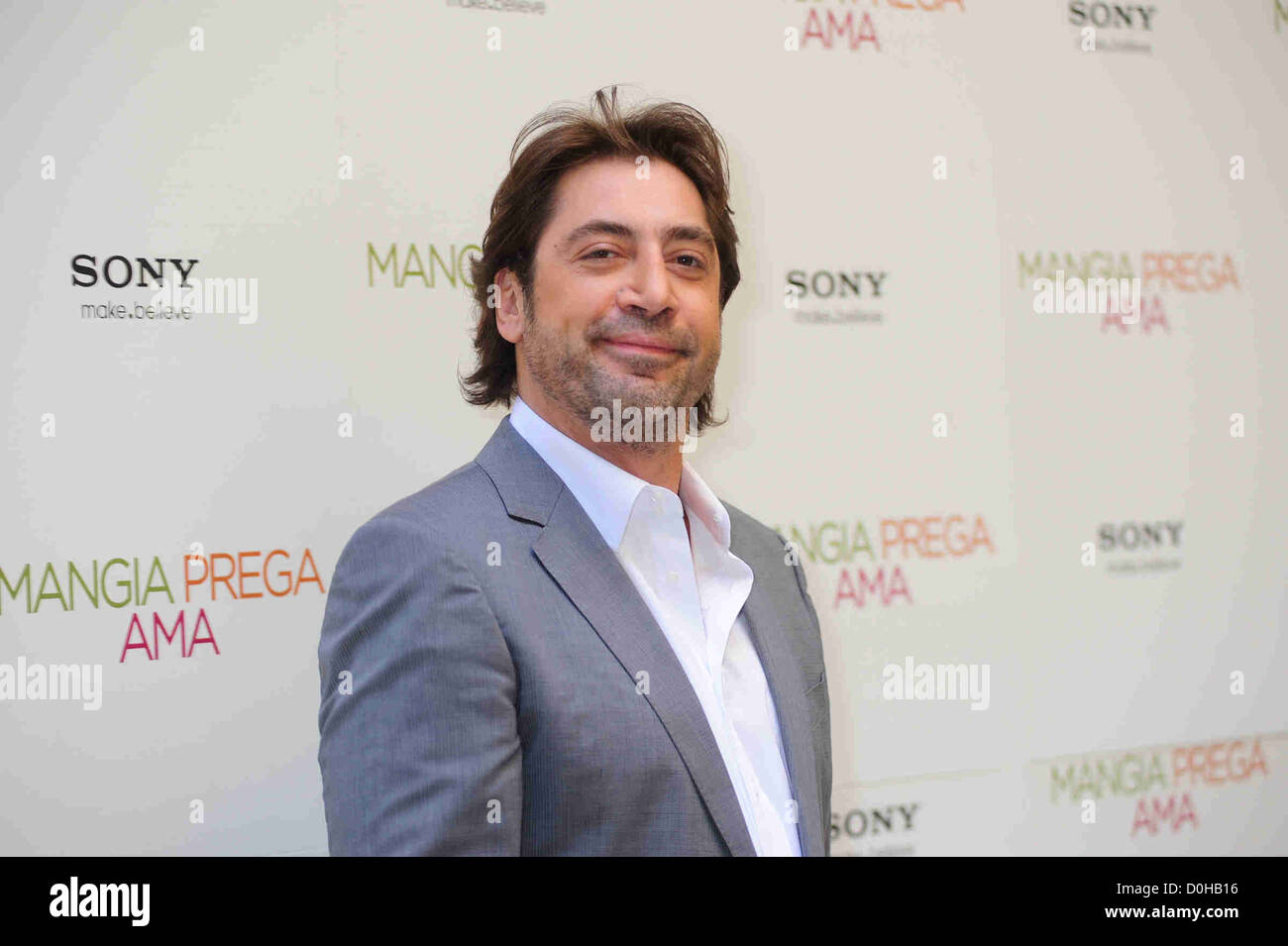 Javier Bardem "Eat Pray Love" - Photocall Rome, Italy - 16.09.10 Stock ...
