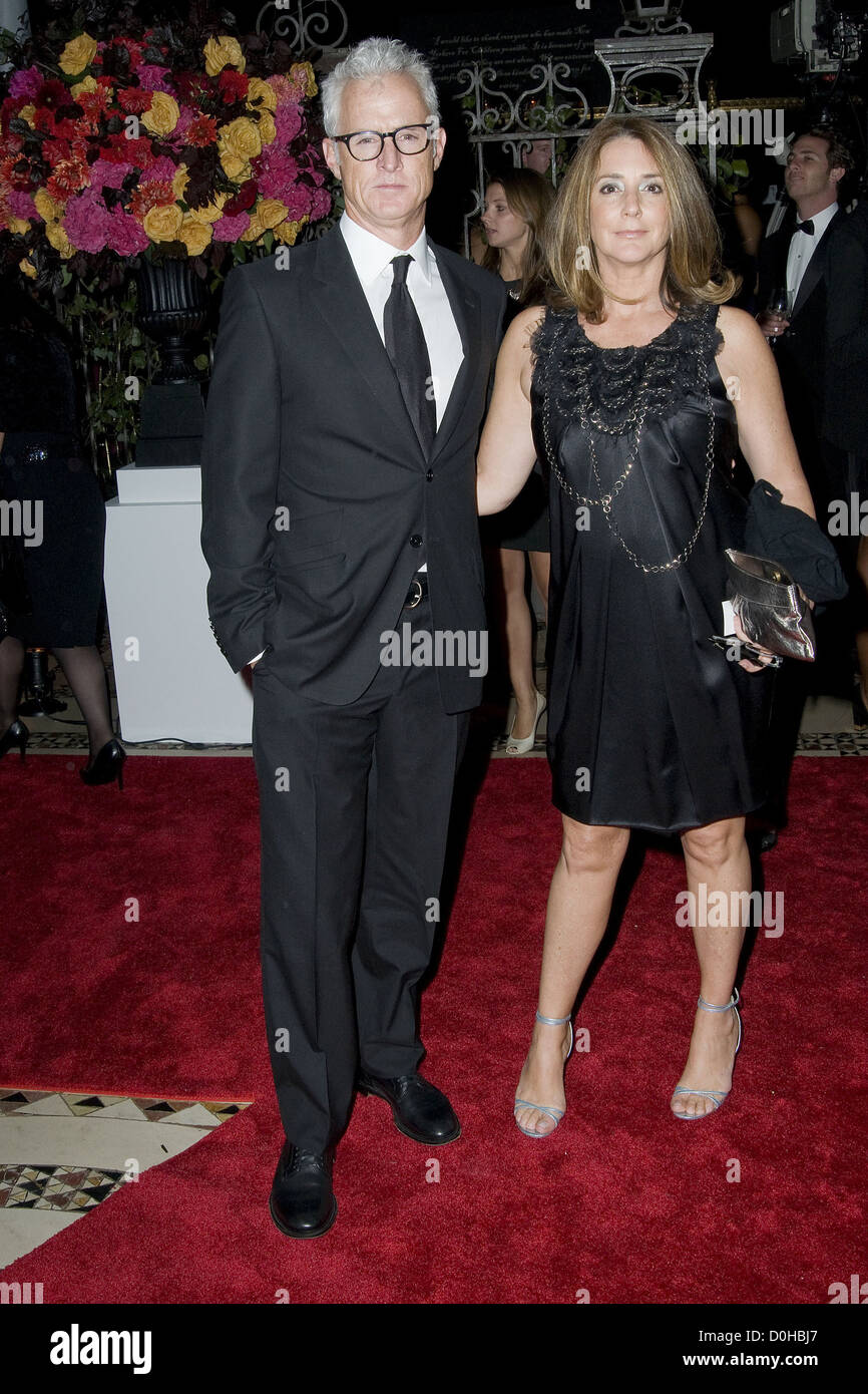 John Slattery and Talia Balsam 2010 New Yorkers For Children Fall Gala held at Cipriani 42nd Street New York City, USA - Stock Photo