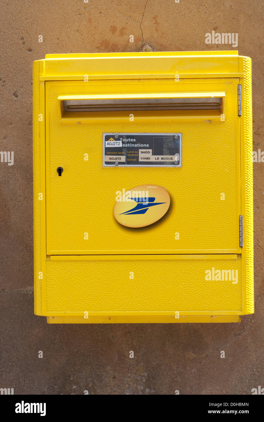 Letter box in France Stock Photo Alamy