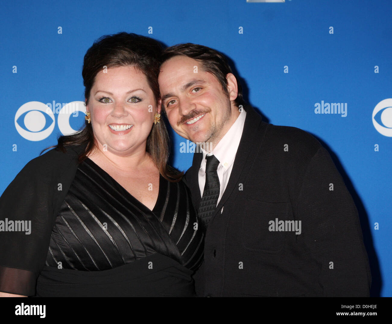 Melissa McCarthy and husband 2010 CBS fall launch premiere party held