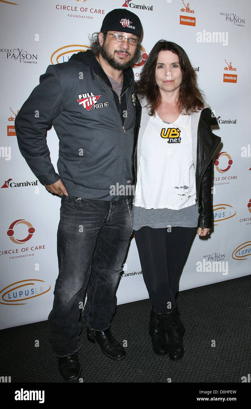 Joseph D. Reitman and Annie Duke Lupus LA hosts the 2nd Annual 'Get Lucky Lupus' Event held at the Petersen Automotive Stock Photo