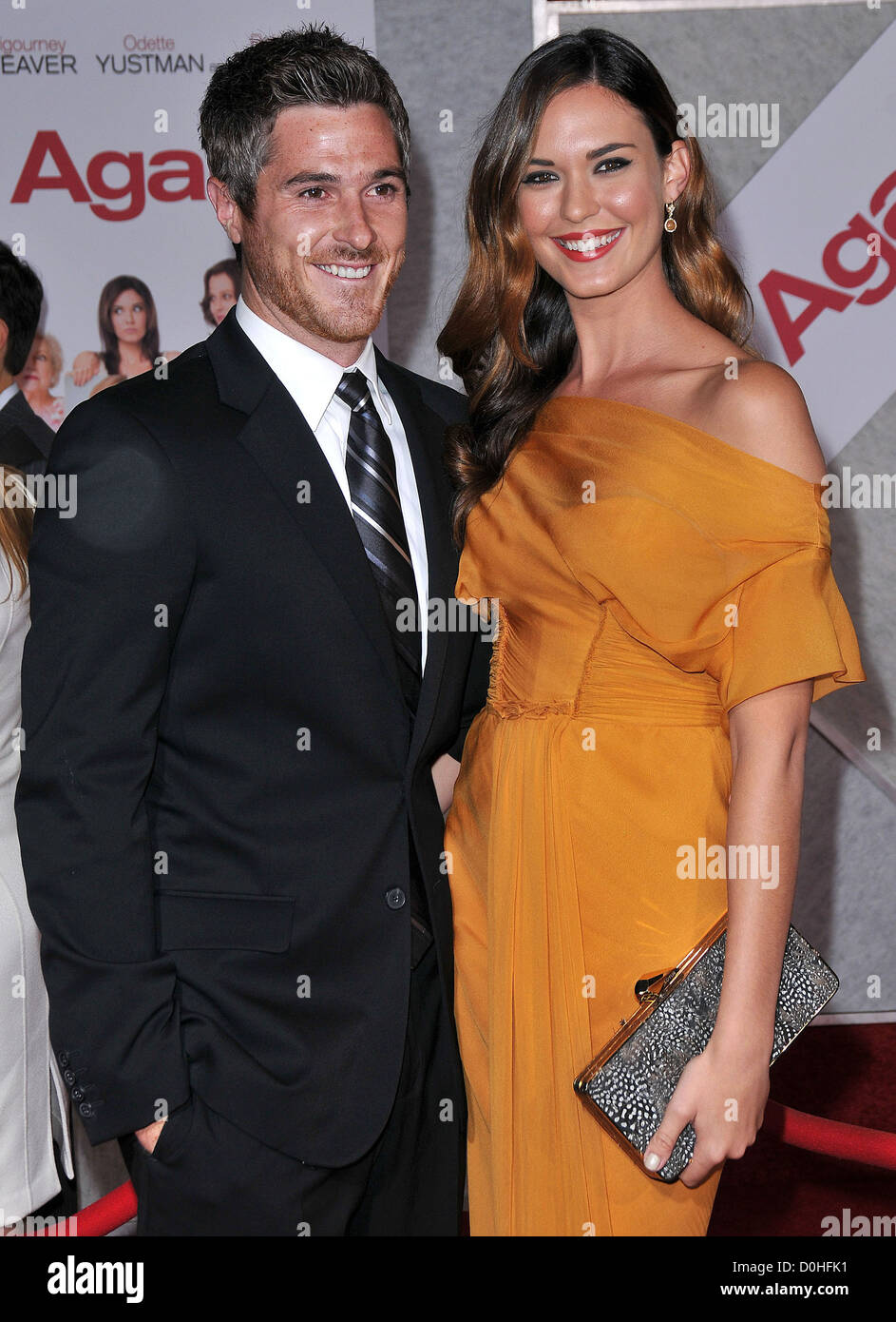 Odette Yustman and Dave Annable Los Angeles Premiere of 