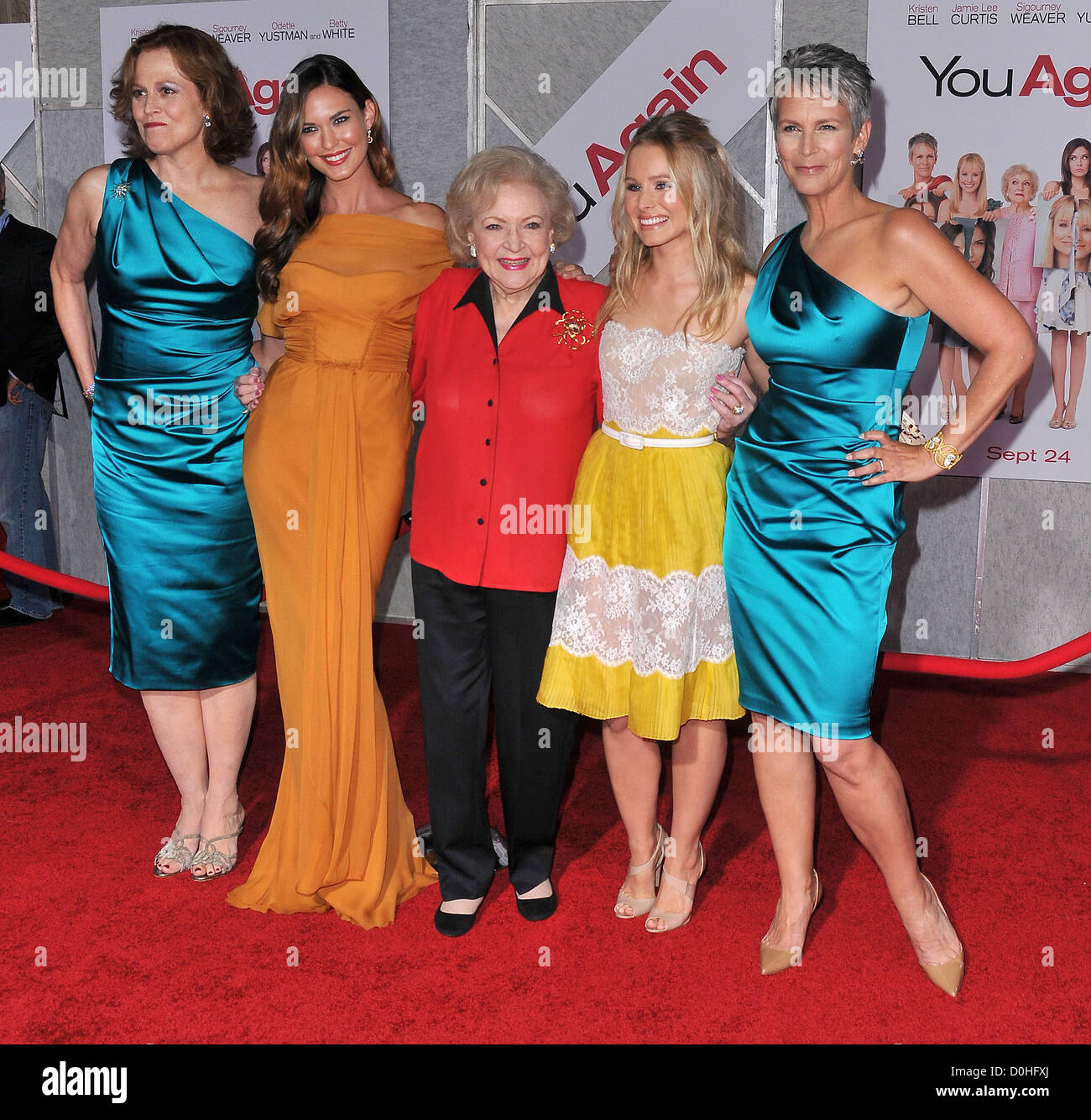 Jamie Lee Curtis, Kristen Bell, Betty White, Sigourney Weaver and