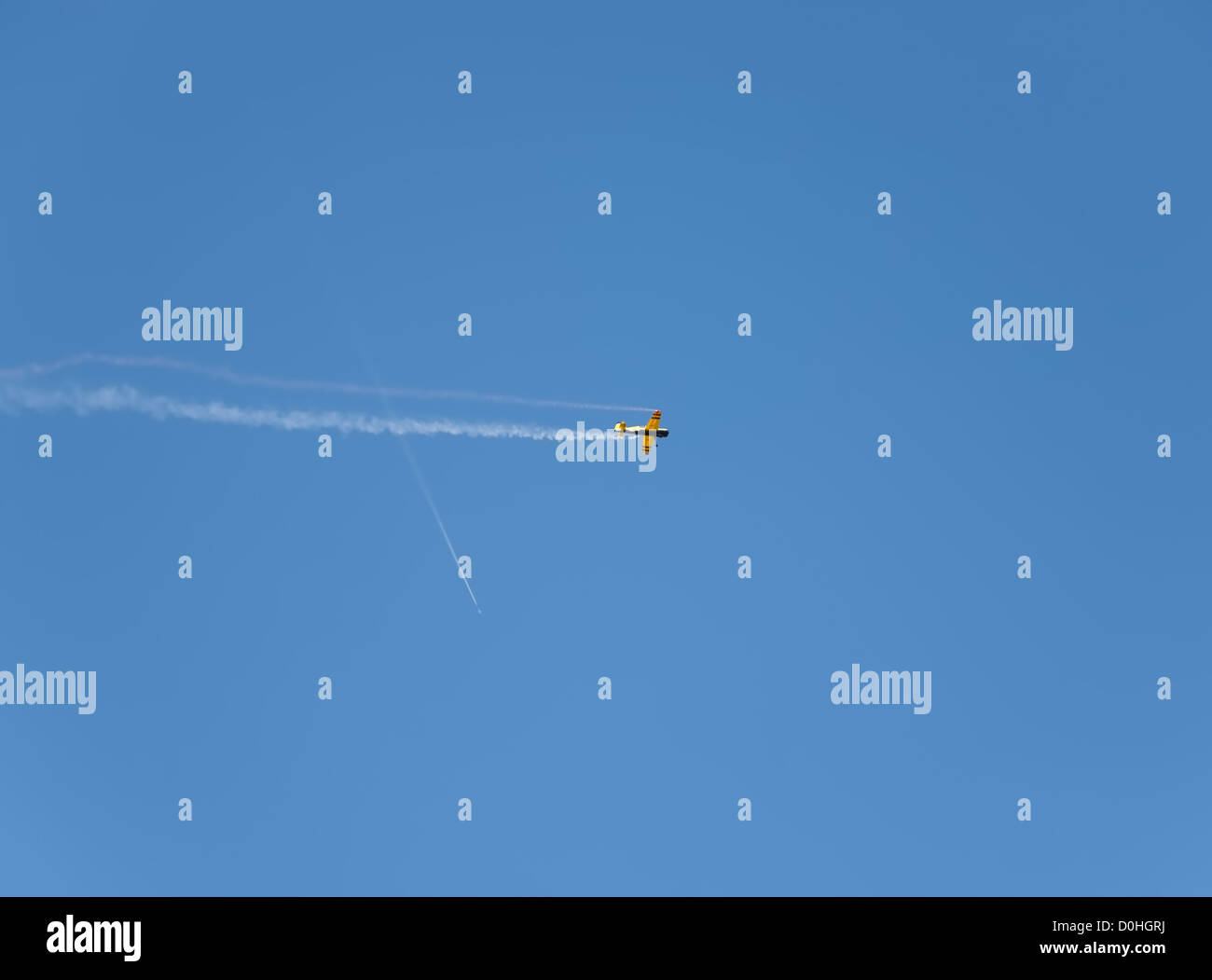 plane in the sky air show Stock Photo - Alamy