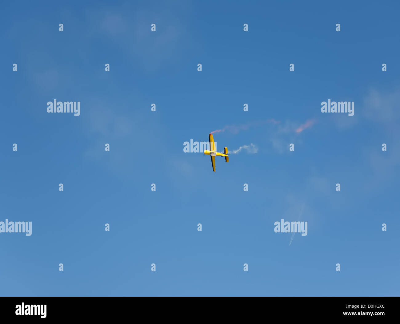 plane in the sky air show Stock Photo - Alamy