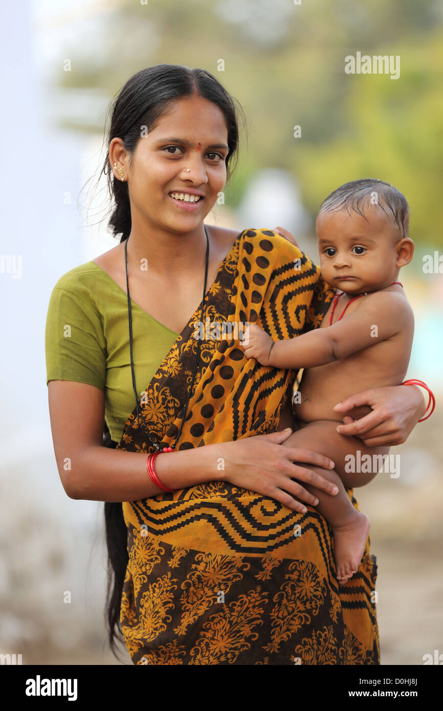 South Indian Mother And Son Stock Photos & South Indian ...