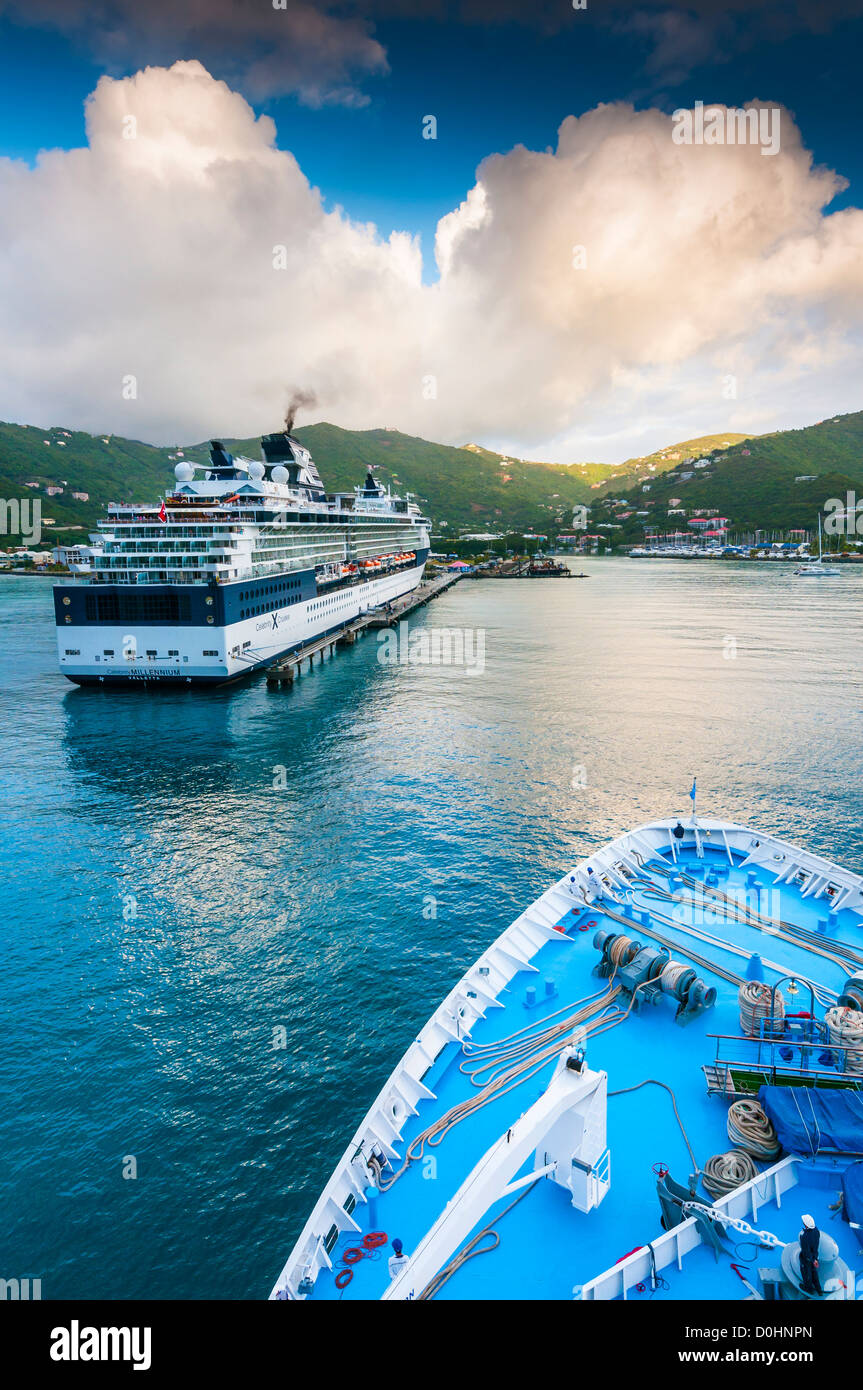 Tortola; Road Town; British Virgin Islands; Caribbean Stock Photo Alamy
