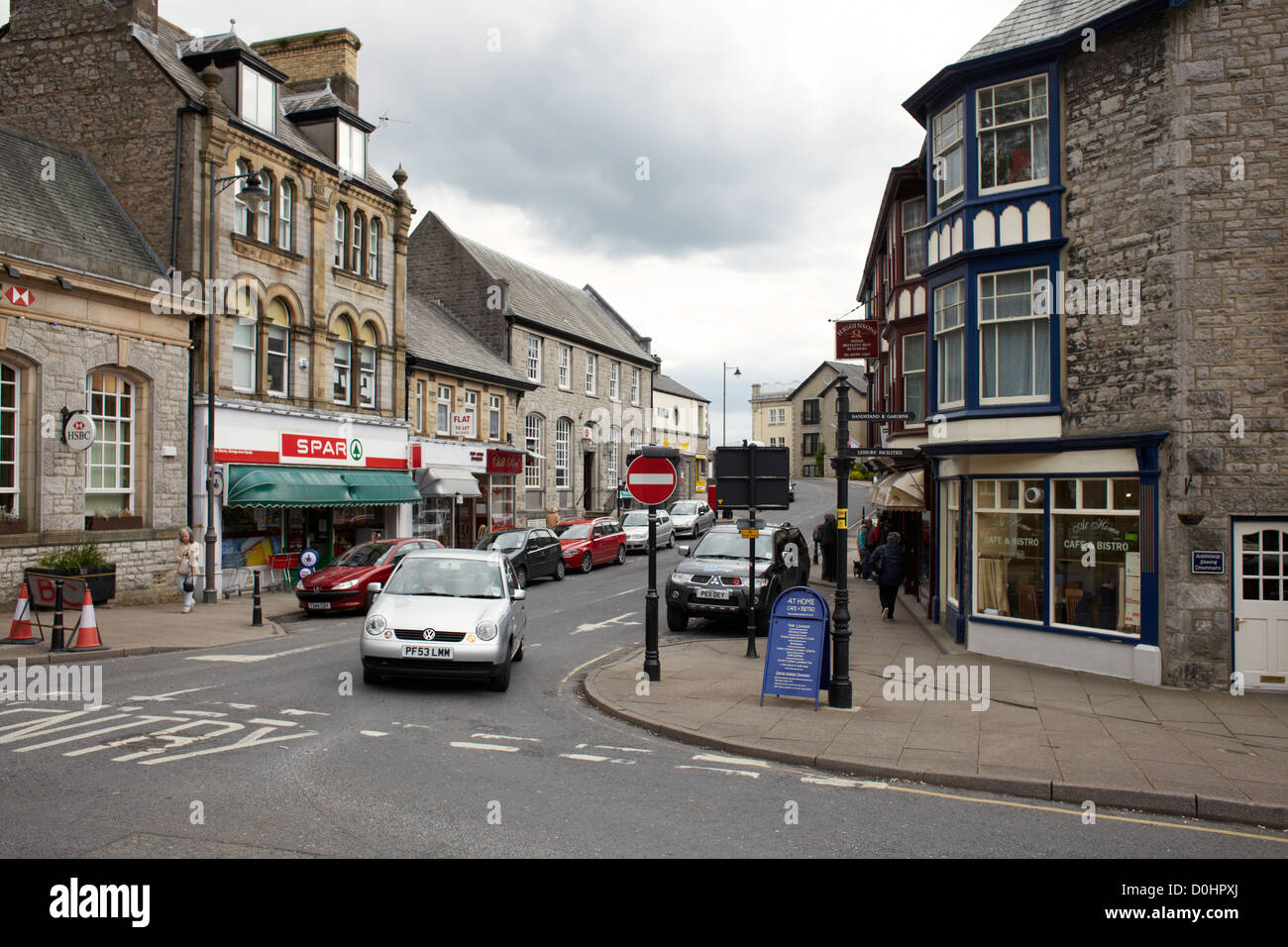 Shops at Grange over Sands, Cumbria, UK Stock Photo Alamy