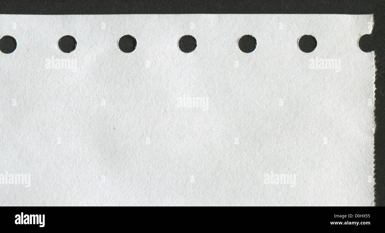 Perforated card hi-res stock photography and images - Alamy
