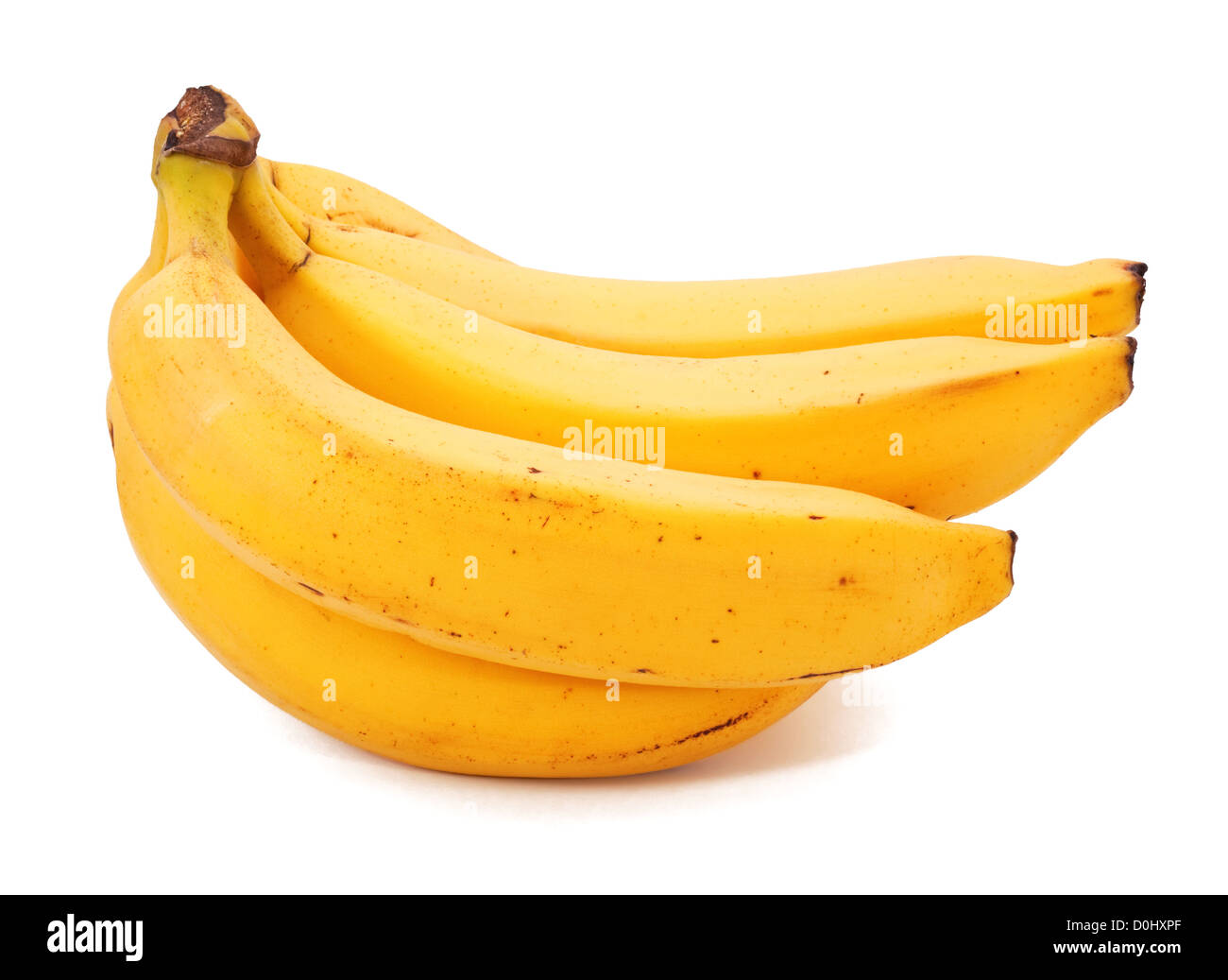 Group of bananas on white Stock Photo Alamy