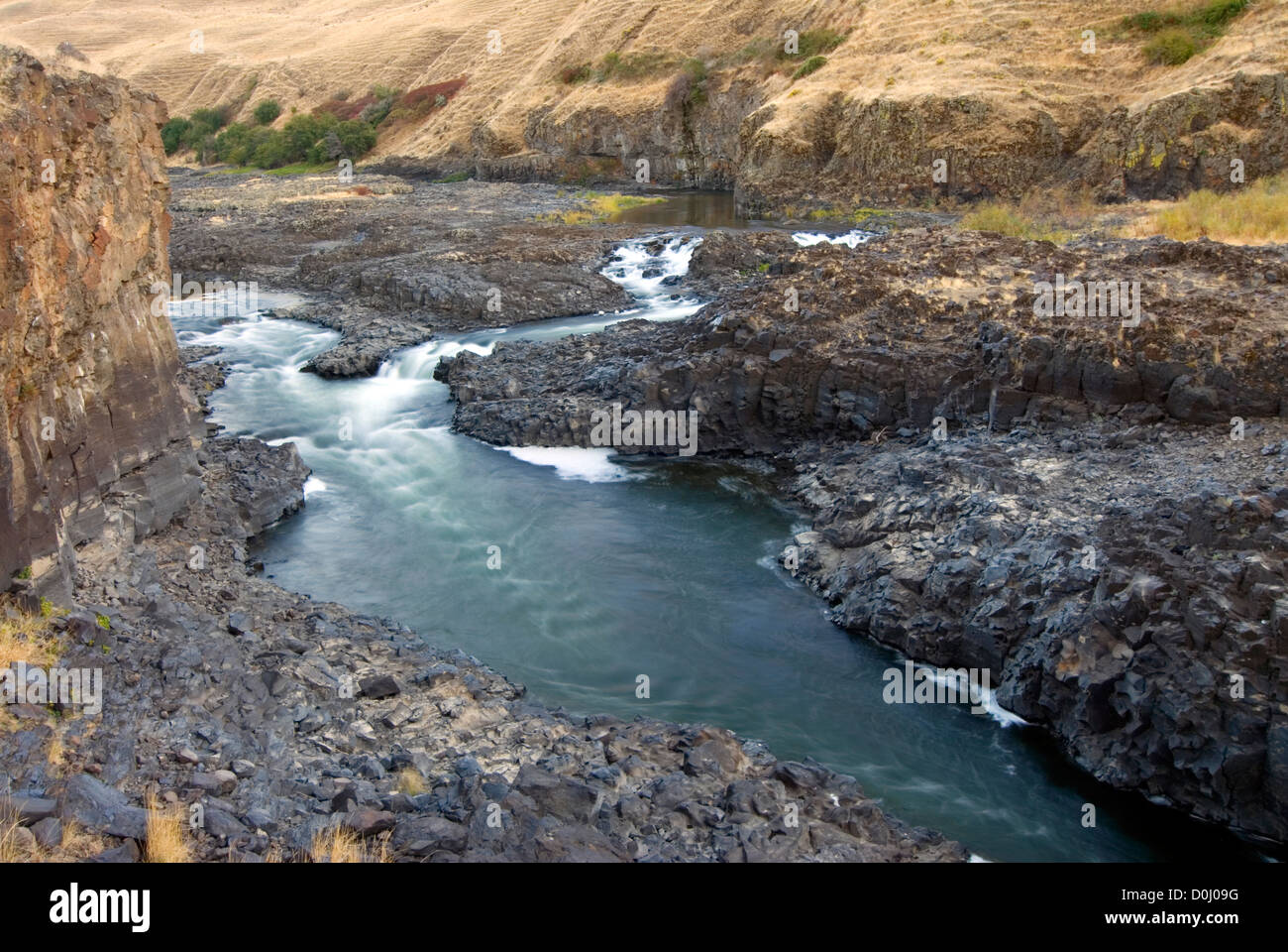 Tumwater Falls on Oregon's John Day River Stock Photo Alamy