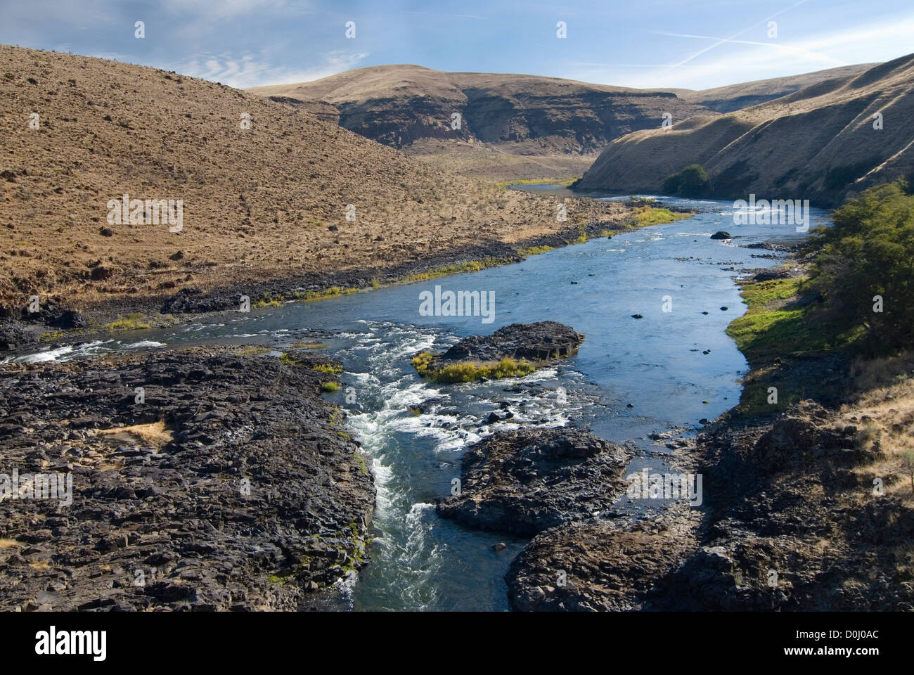 Tumwater Falls on Oregon's John Day River Stock Photo Alamy