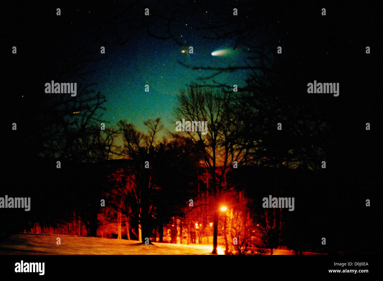 Comet Hale-Bopp Stock Photo