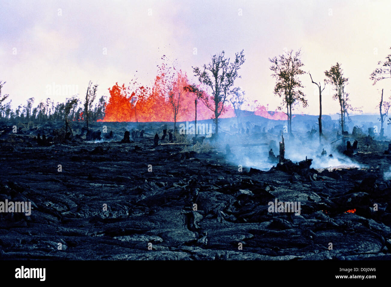 Eruption of Kilauea Stock Photo - Alamy