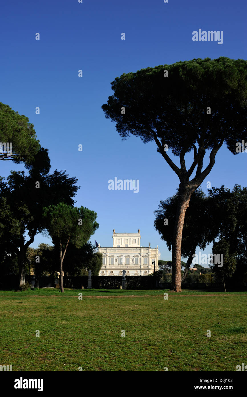 Italy, Rome, Villa Doria Pamphilj Stock Photo