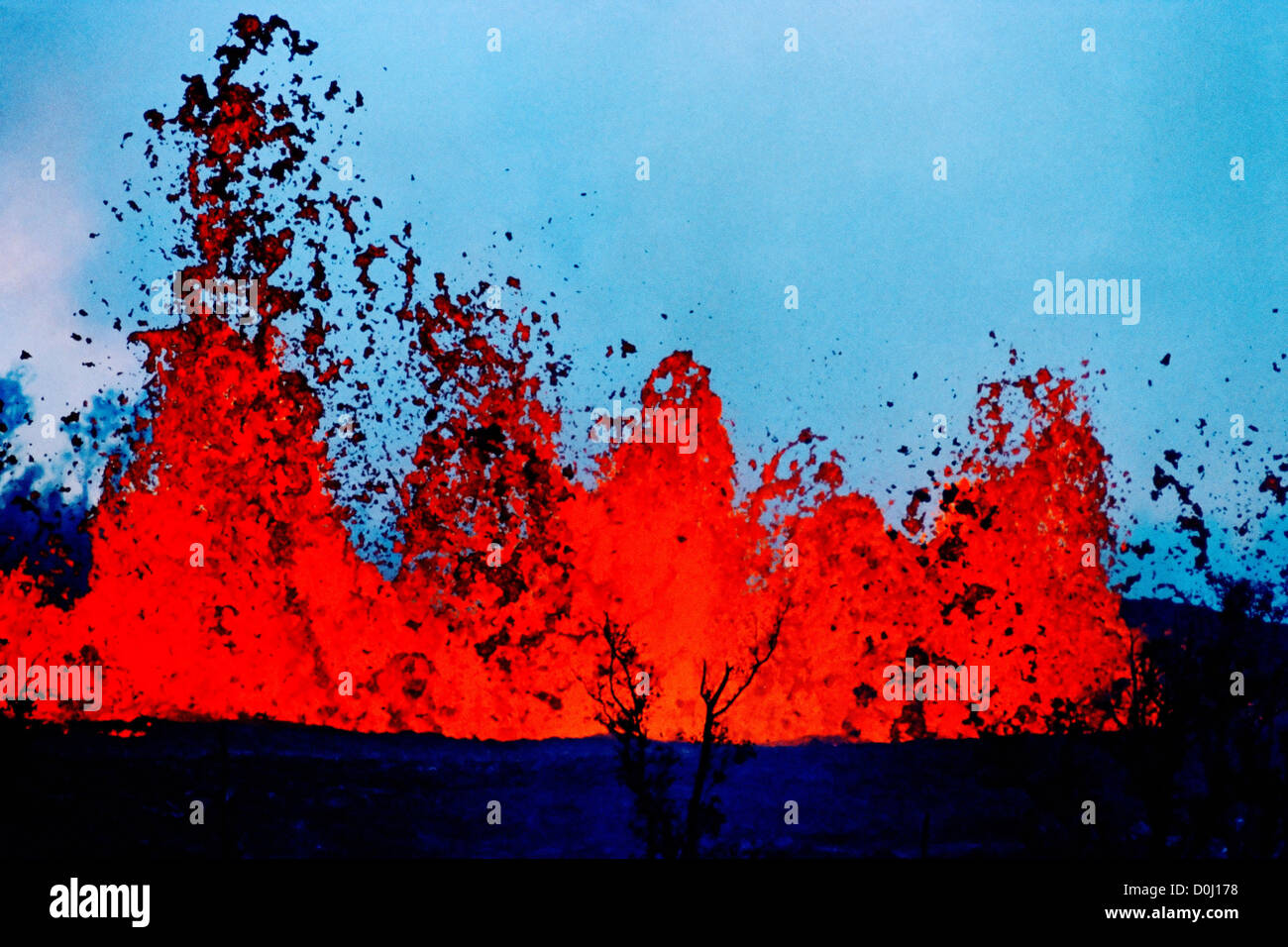Eruption of Kilauea Stock Photo - Alamy