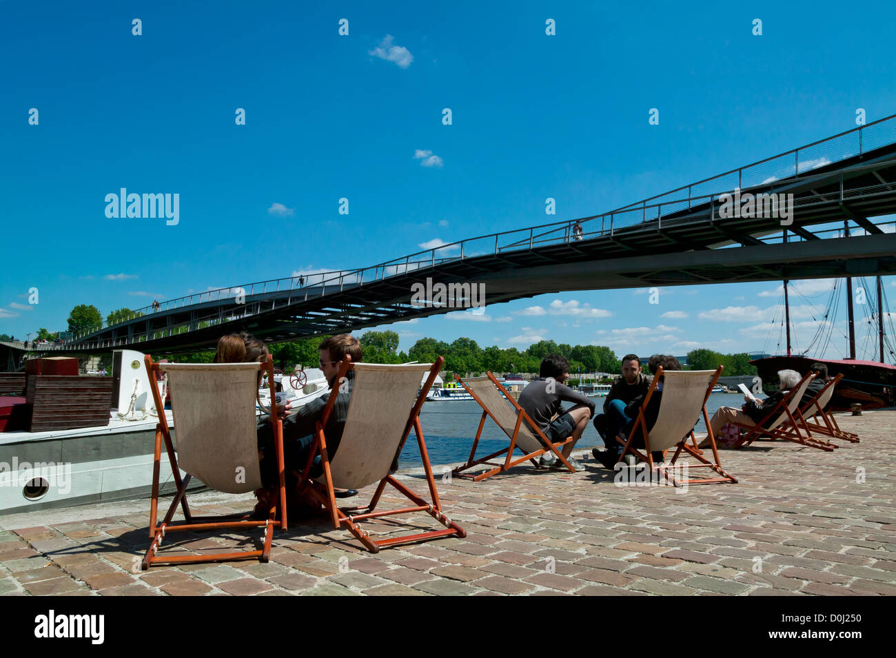 Quai Francois Mauriac, Paris, France Stock Photo