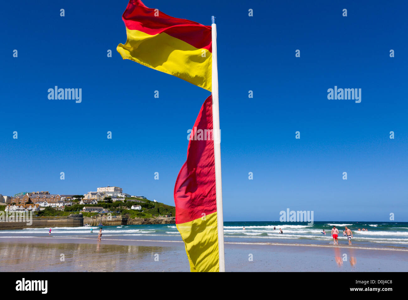 Newquay flag cornwall cornish hi-res stock photography and images - Alamy
