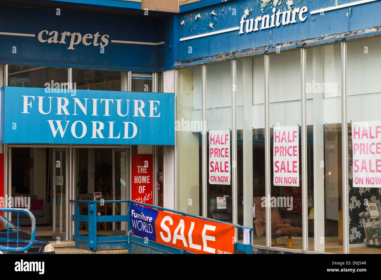 Furniture World sale Stock Photo Alamy