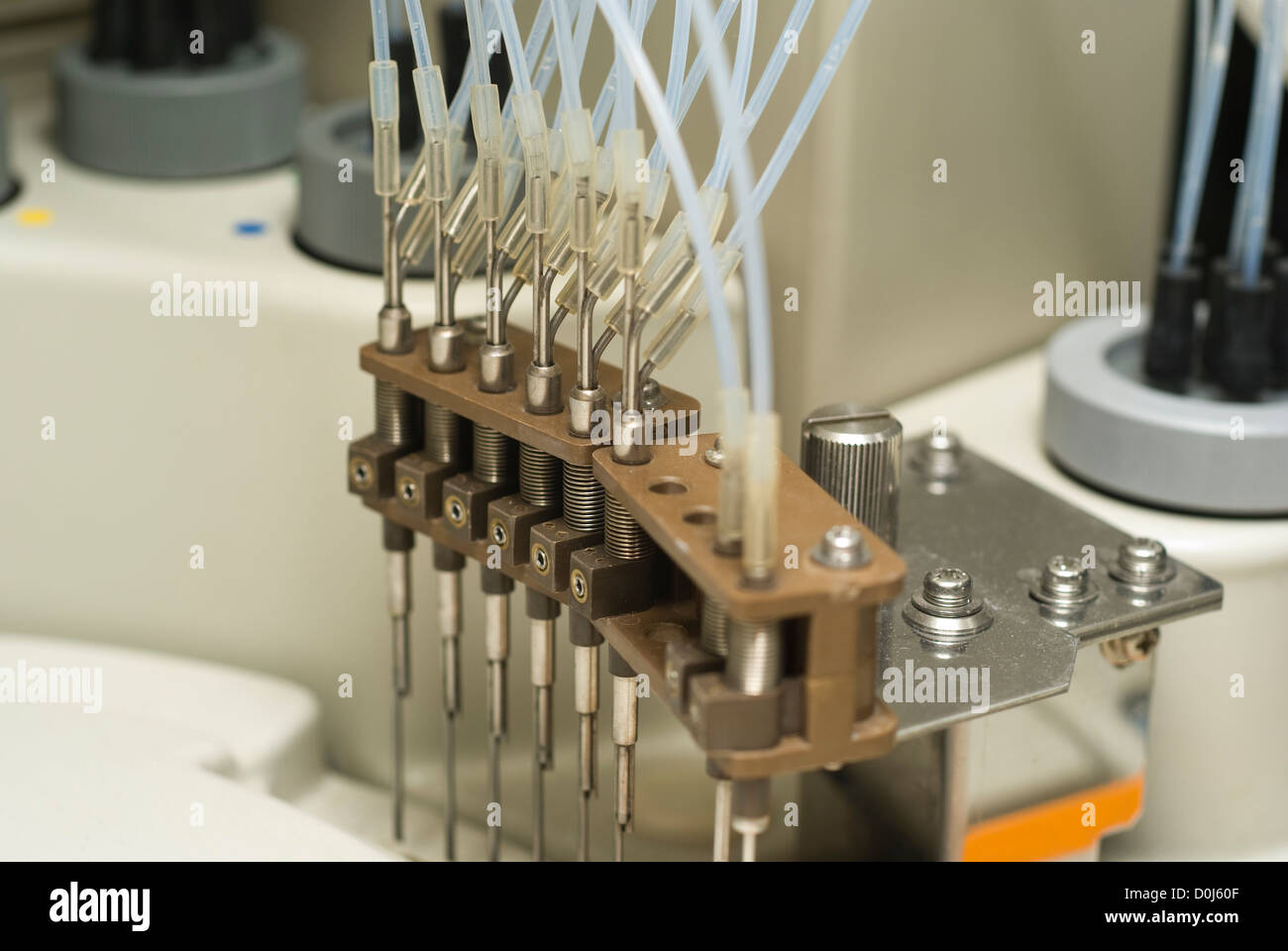 Biochemical analyzer at work Stock Photo - Alamy