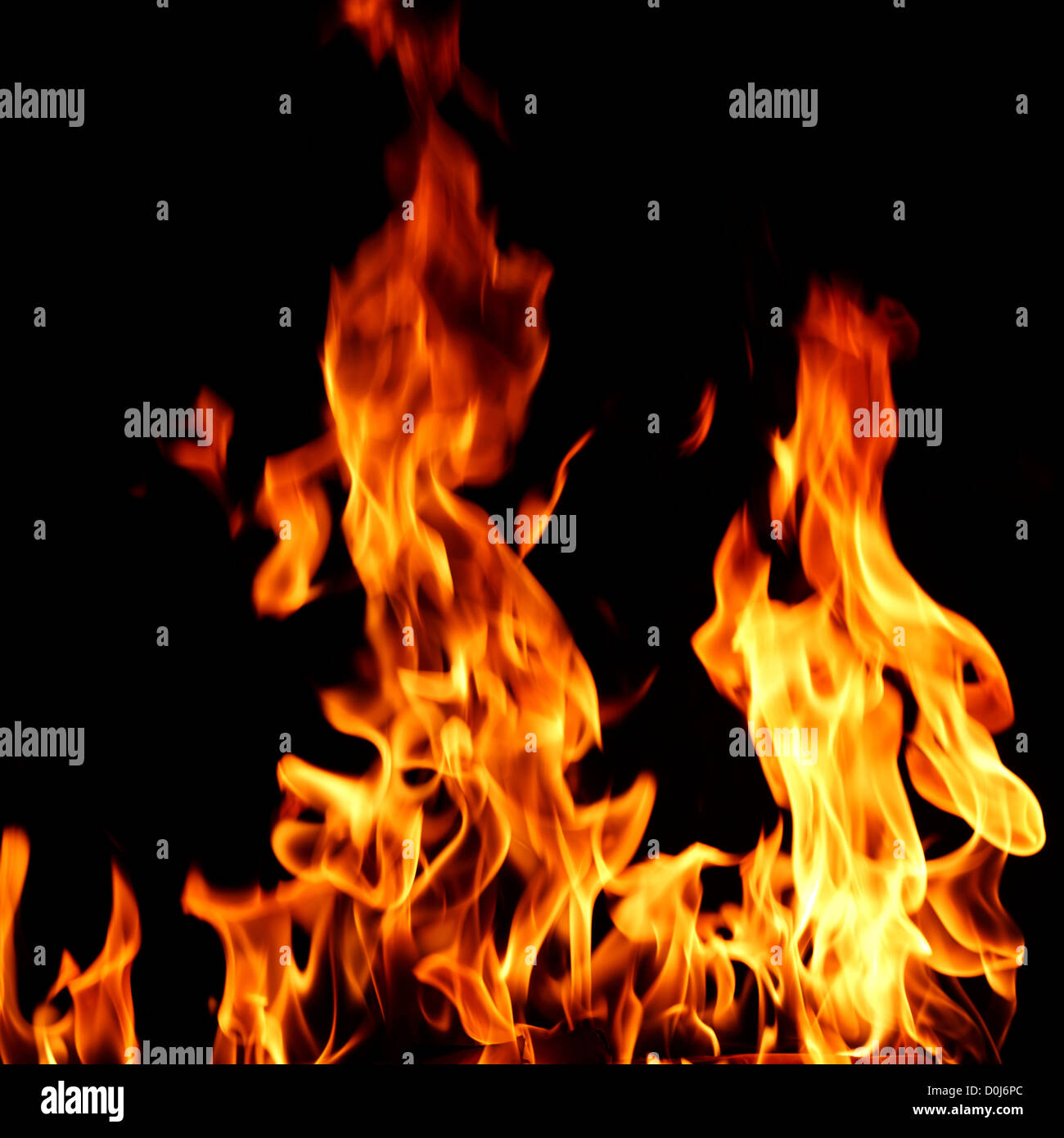 fire flame close up on black background Stock Photo - Alamy