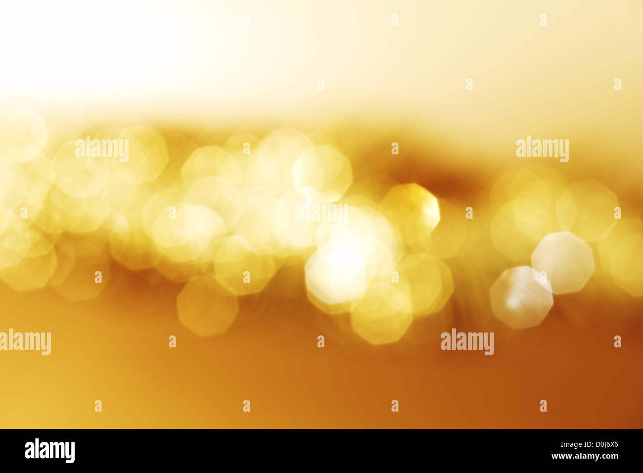 golden bokeh background close up Stock Photo - Alamy