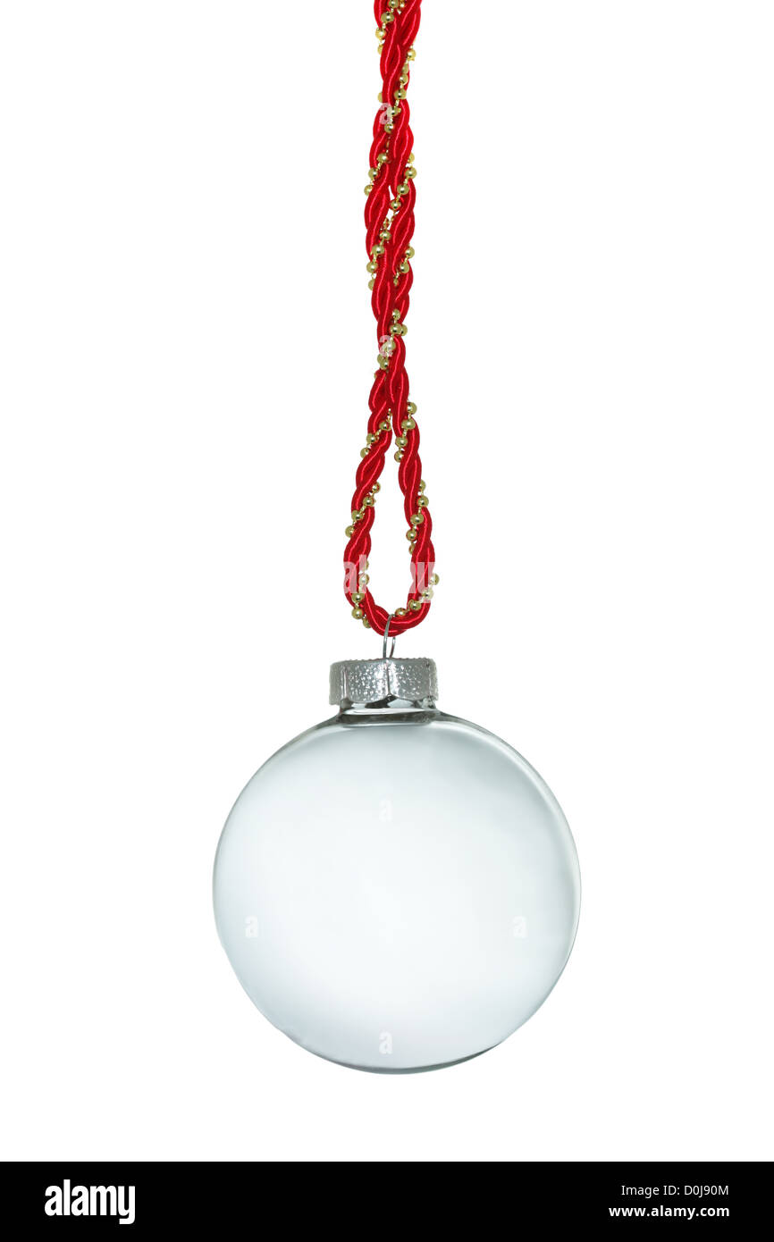 Clear Christmas ornaments Stock Photo