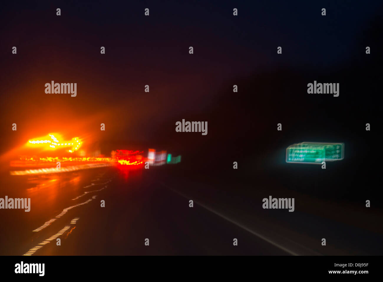 Pattern Road Light Abstract light patterns on highways Stock Photo - Alamy