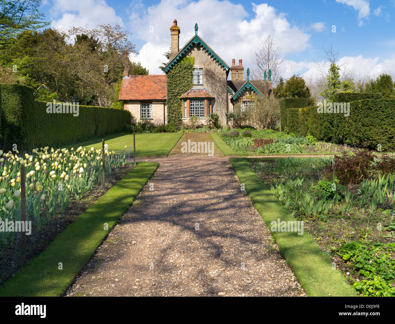 The Garden Cottage at Polesden Lacey in Surrey. Stock Photo