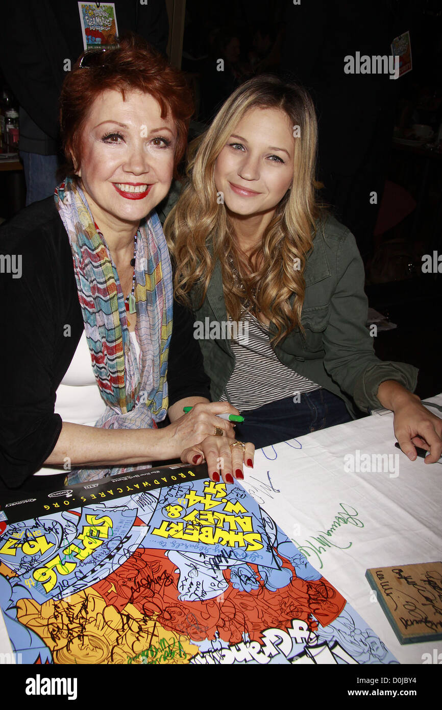 Donna McKechnie and Vanessa Ray The 24th Annual Broadway Cares/Equity Fights AIDS Flea Market and Grand Auction held in Shubert Stock Photo