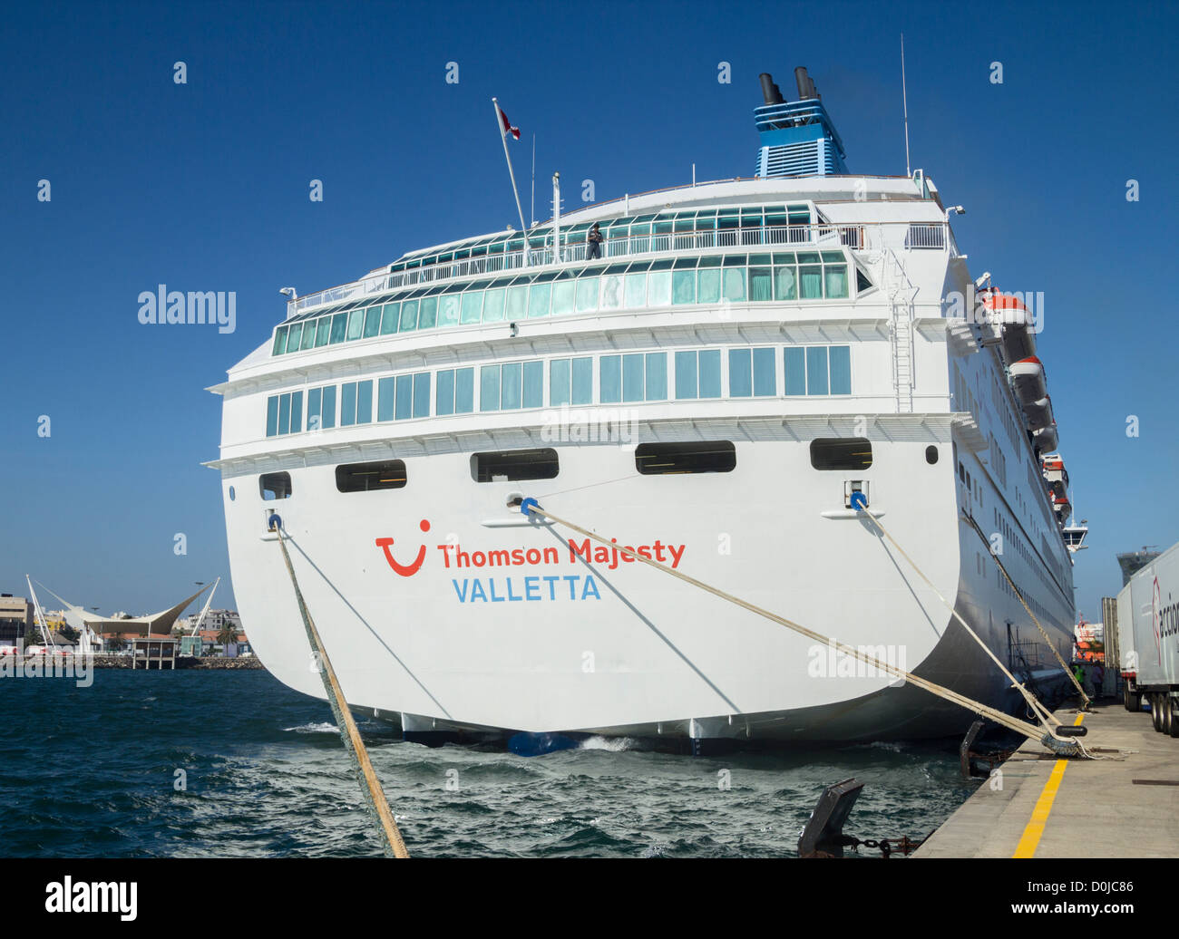 Thomson Majesty cruise ship Stock Photo - Alamy