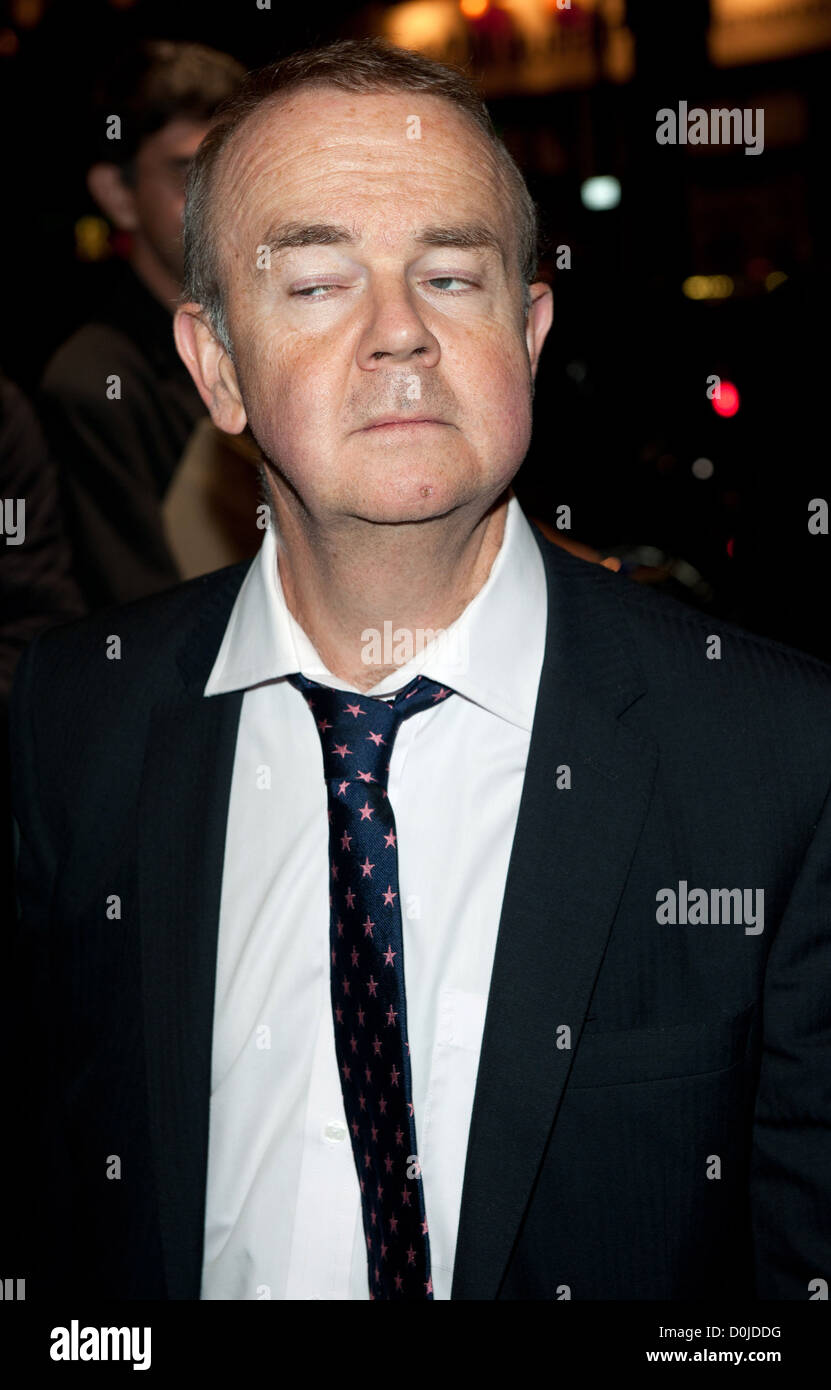 Ian Hislop Gala night of stage version of 'Yes Prime Minister' held at the Gielgud TheatreArrivals. London England Stock Photo