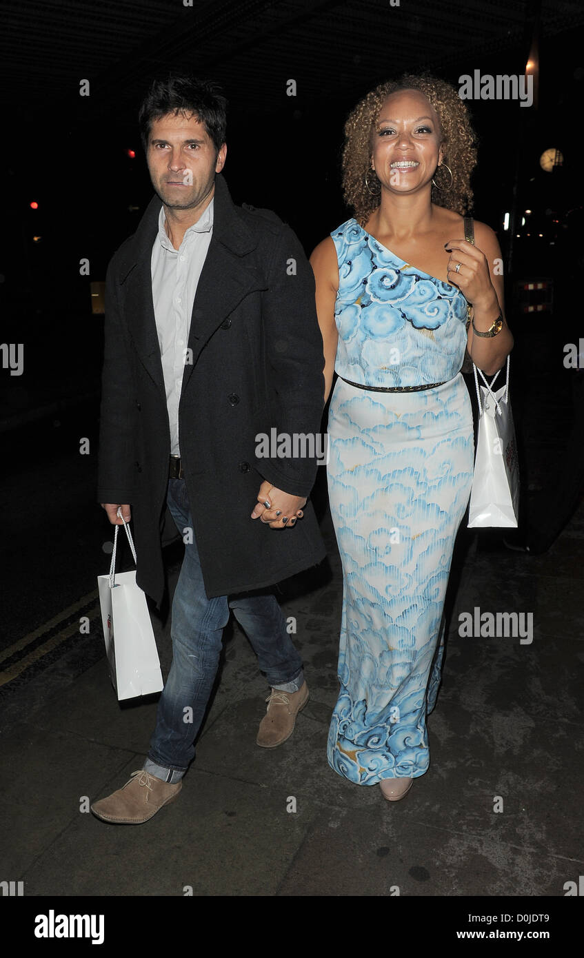 Angela Griffin Inside Soap Awards 2010, held at Shaka Zulu - Departures London, England - 27.09.10 Stock Photo