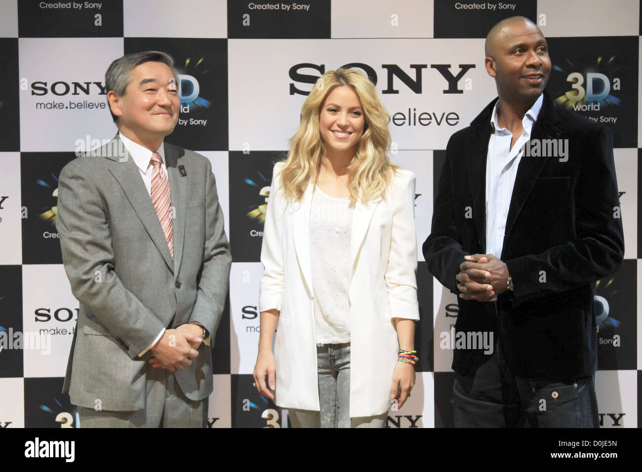 Shakira Launches The Official World Cup Song Waka Waka This Time Africa Which Was Sponsored By Sony 3d World Stock Photo Alamy