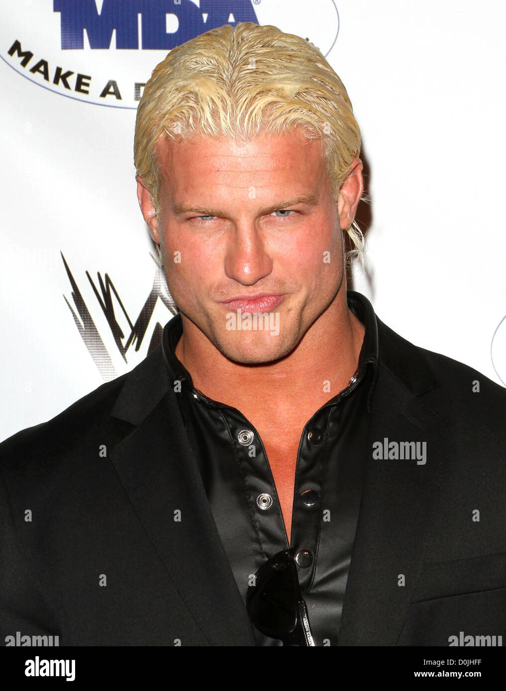 Dolph Ziggler WWE and the Muscular Dystrophy Association (MDA) join forces to present the annual WWE SummerSlam Kick-Off Party Stock Photo
