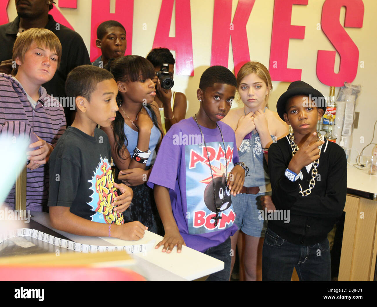 The Mini Moguls from P Diddy's reality show Power 106 charity event