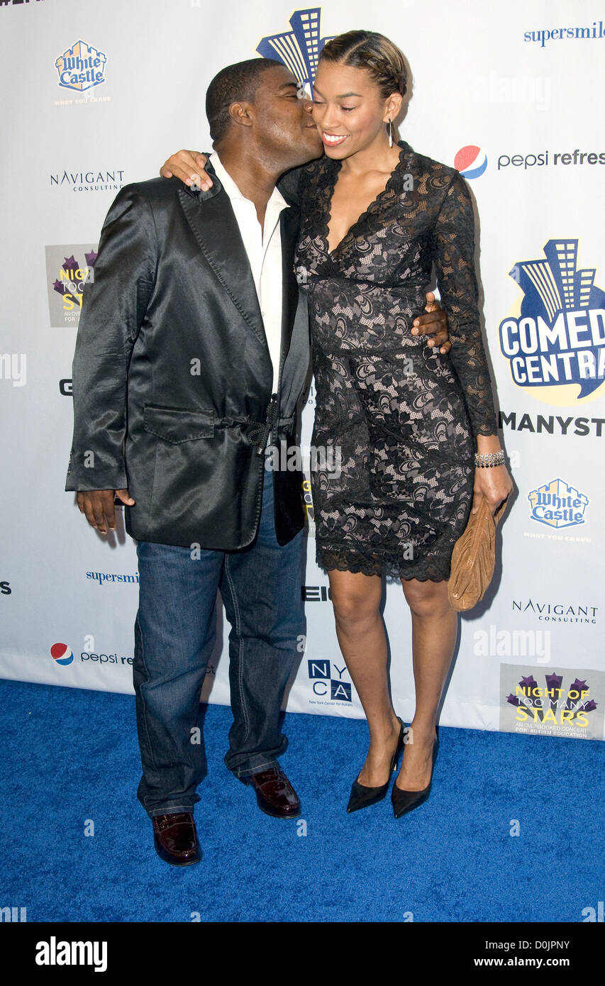Tracy Morgan and Tanisha Hall Night of Too Many Stars : An Overbooked Concert for Autism Education - Arrivals New York City, Stock Photo