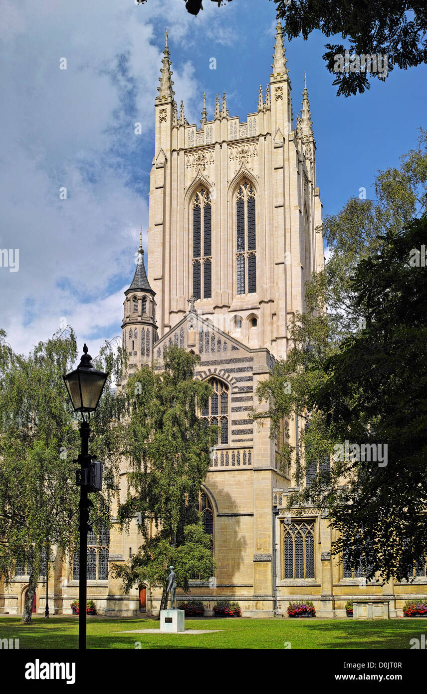 Exterior of St Edmundsbury Cathedral. Stock Photo