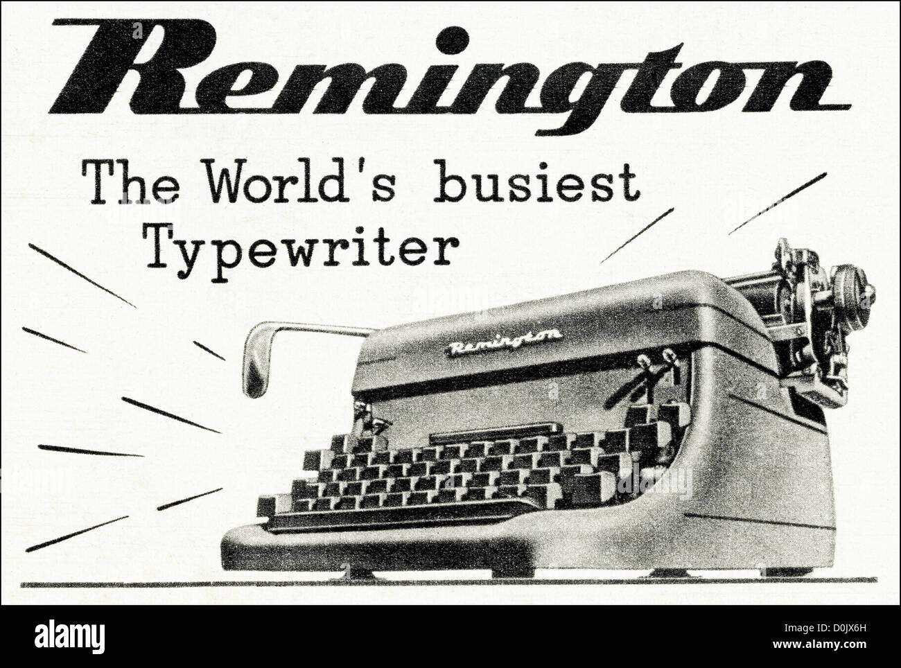 Typewriter 1950s hires stock photography and images Alamy